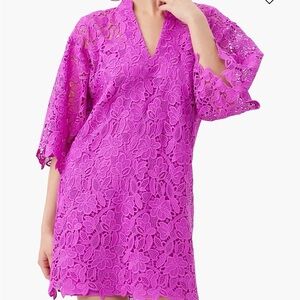 Violet Lace Tina Turk Mini Dress